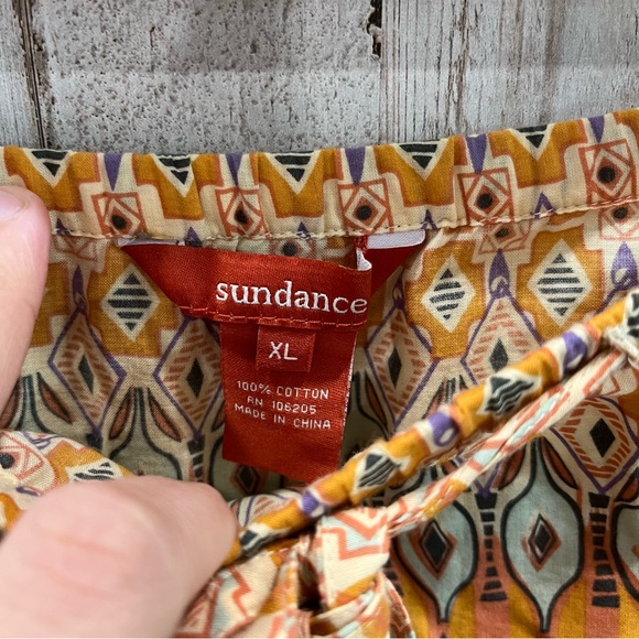 Bohemian Orange Patterned Skirt - Picture 3 of 5